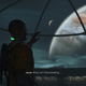 Jacob stares at Jupiter in The Callisto Protocol.